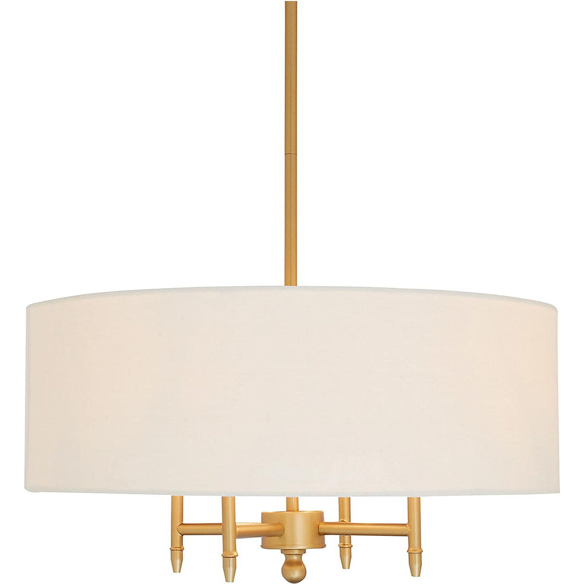 Gold Contemporary Pendant Chandelier,20 x 20 x 42 Inches