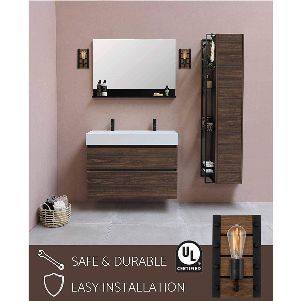 10" Modern Farmhouse Wall Fixture