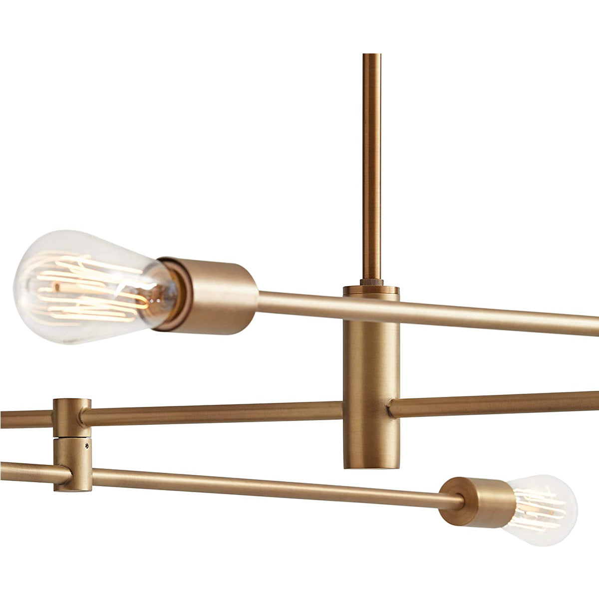 Modern Metal Rod Ceiling Pendant Chandelier