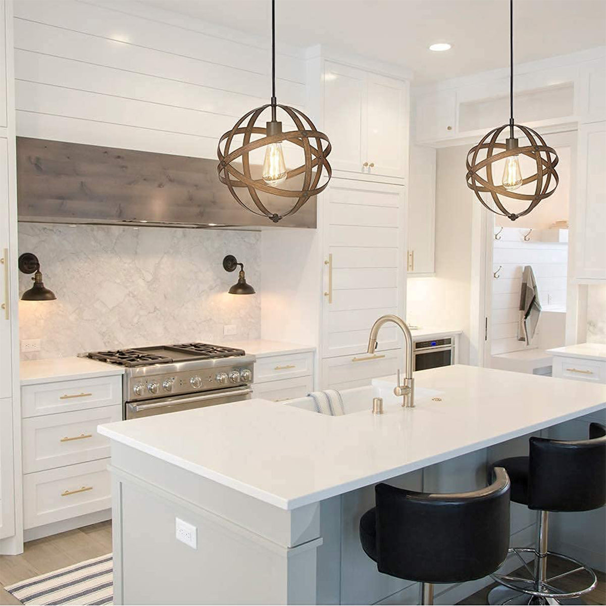 Industrial Plug in Pendant Hanging Light