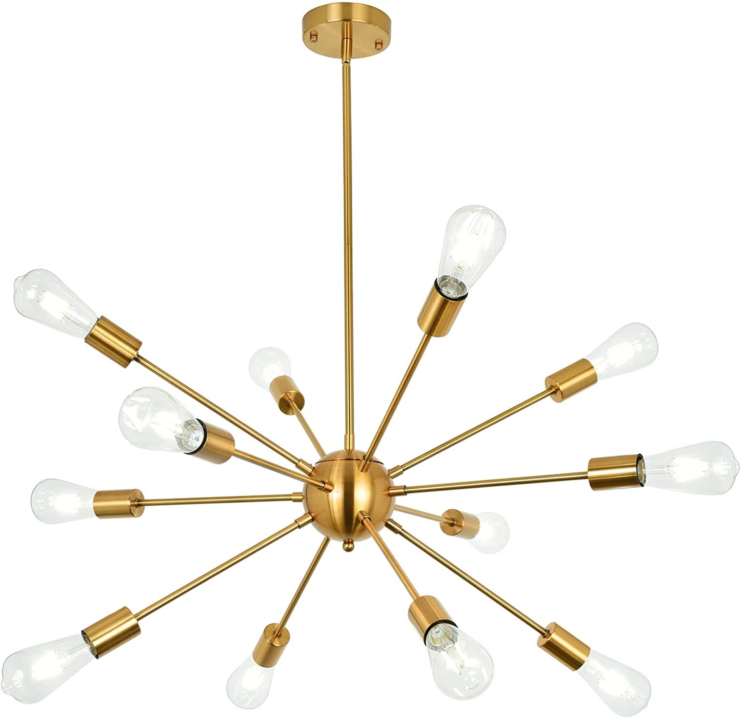 Sputnik Light Fixture Gold Chandelier