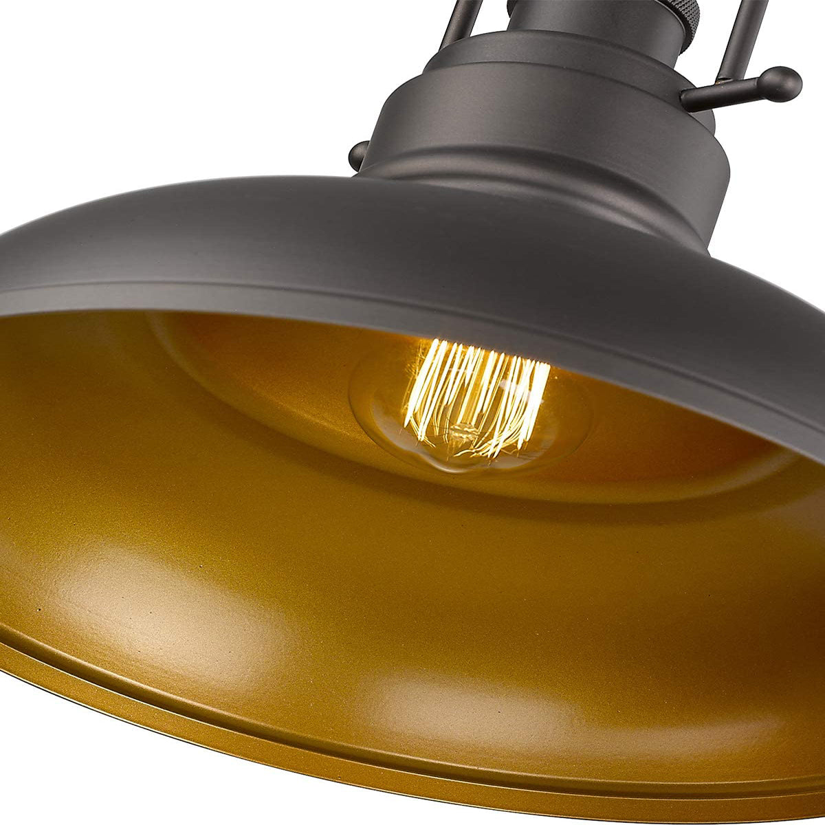 Farmhouse Pendant Light Industrial Hanging Light Fixture,11-inch