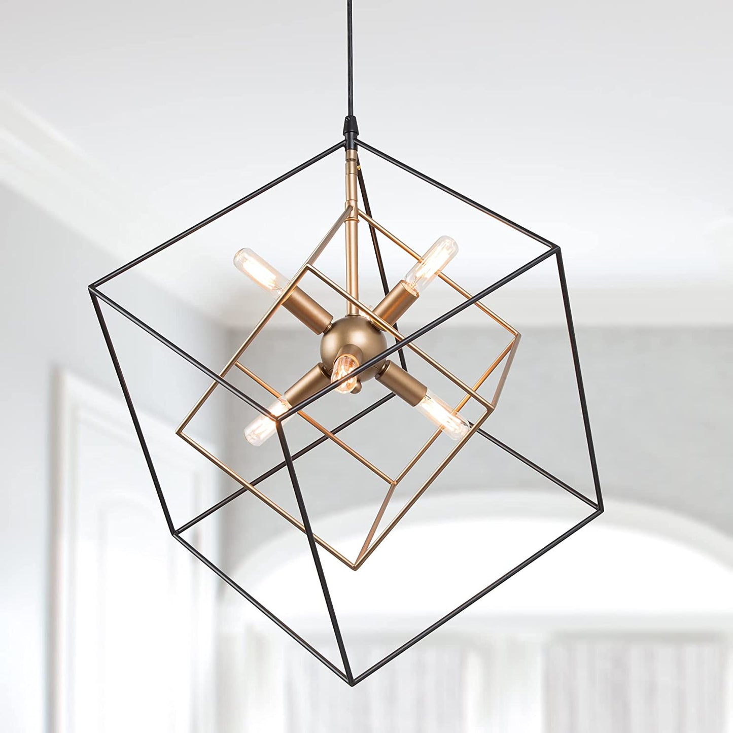Gold Chandelier Light Fixture