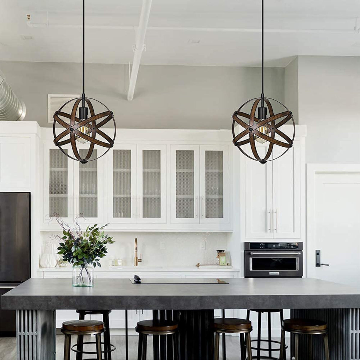Industrial Plug in Pendant Hanging Light