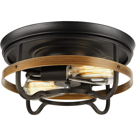 Farmhouse Flush Mount Ceiling Light Fixture